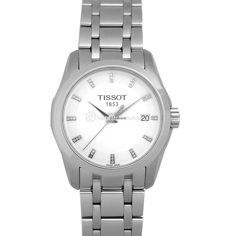 IMG_9085 Tissot Couturier Womens watch Quartz Steel T035.210.11.016.00 Replica 2
