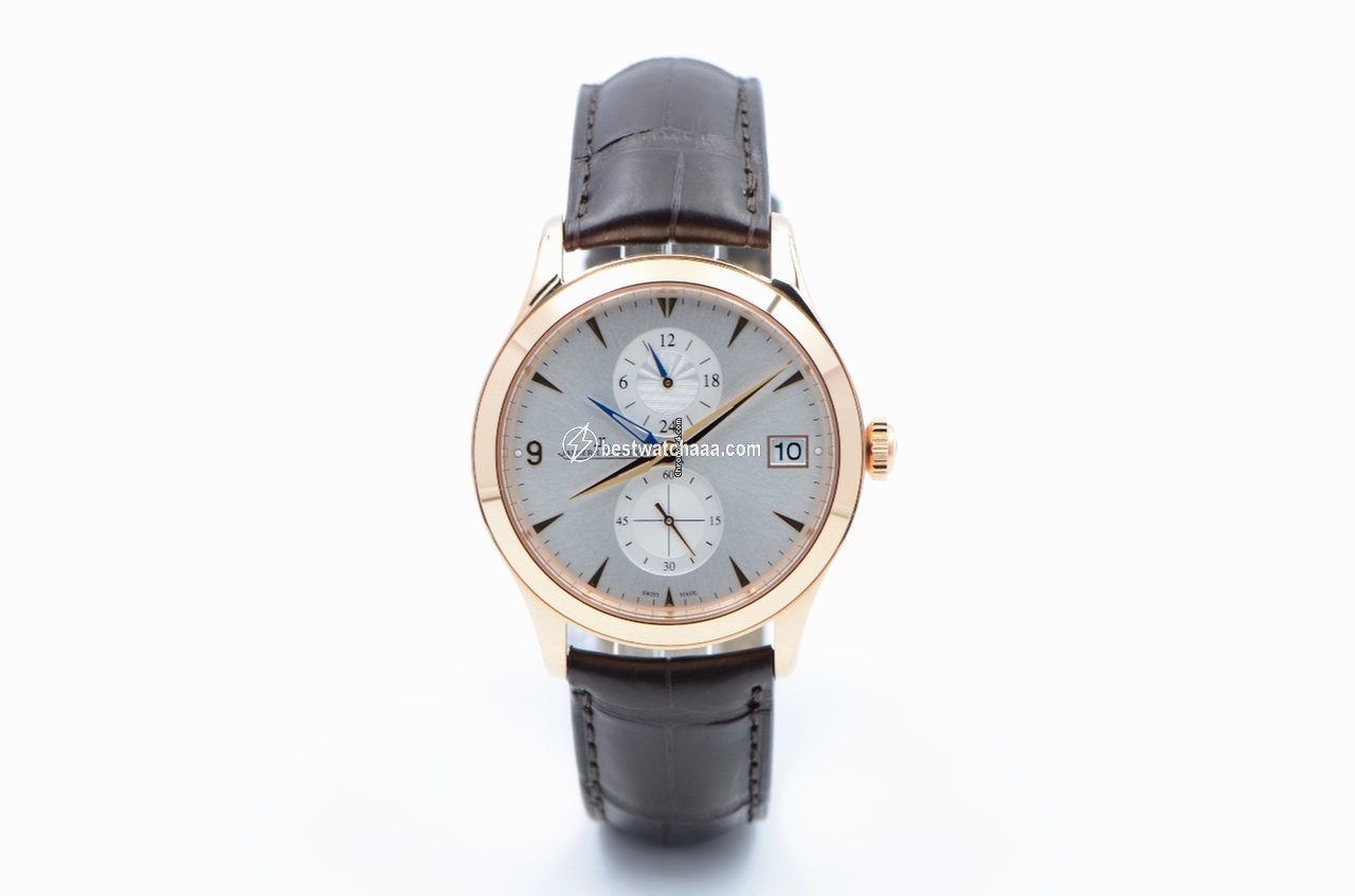 IMG_9085 Jaeger-LeCoultre Master Hometime Mens watch Unisex Automatic Rose gold Q1622530 Replica 2