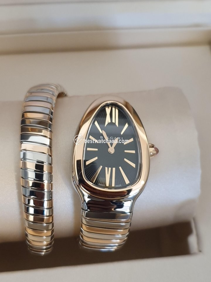 IMG_9085 Bulgari Serpenti Womens watch Quartz Gold Steel SP35BSPG.1T- 102123 Replica 2