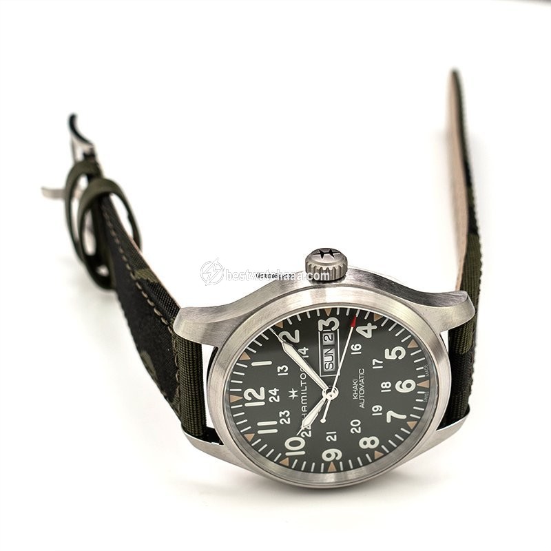 IMG_9086 Hamilton Khaki Field Mens watch Unisex Automatic Steel H70535061 3