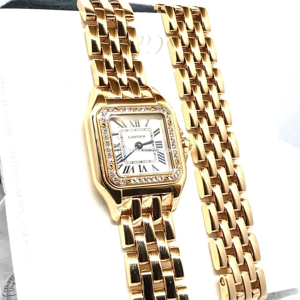 IMG_9086 Cartier Panthere Womens watch Quartz Rose gold WJPN0014 3