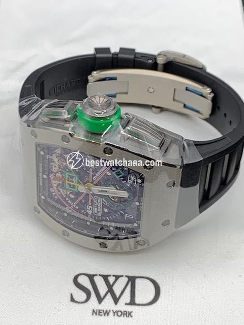 IMG_9086 Richard Mille RM 011 Mens watch Unisex Automatic Titanium RM11-01 3