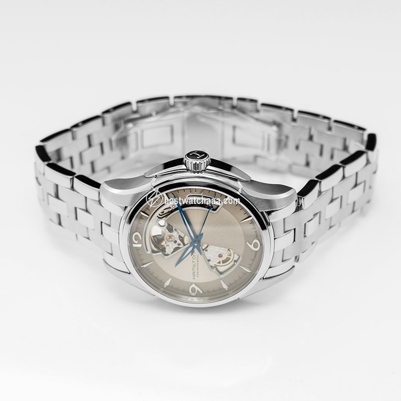 IMG_9086 Hamilton Jazzmaster Open Heart Mens watch Unisex Automatic Steel H32565121 3