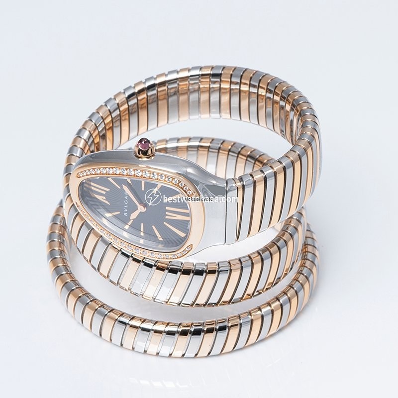 IMG_9086 Bulgari Serpenti Womens watch Quartz Rose gold 102680 3