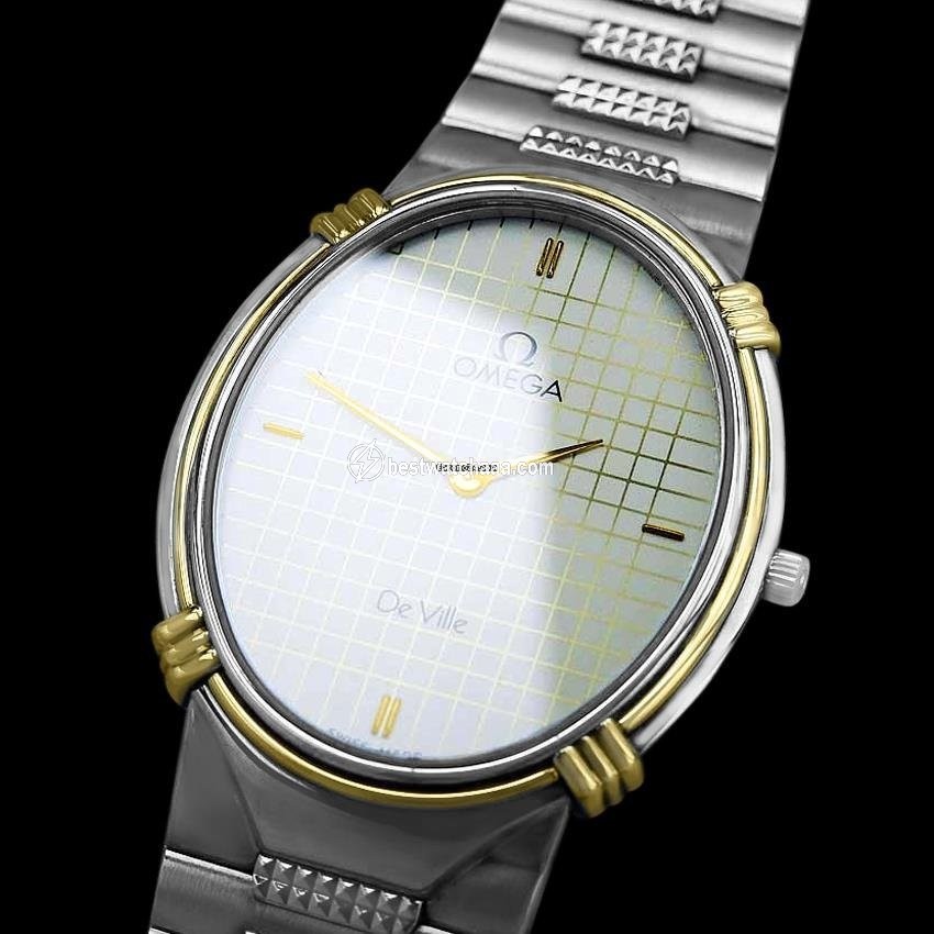 IMG_9086 Omega De Ville Mens watch Unisex Quartz Gold Steel AB 2 3