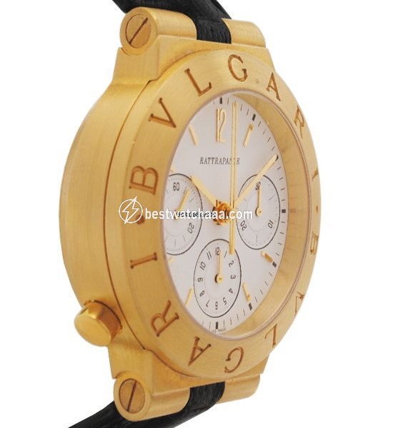 IMG_9086 Bulgari Diagono Mens watch Unisex Automatic Yellow gold CH 40 GL 3