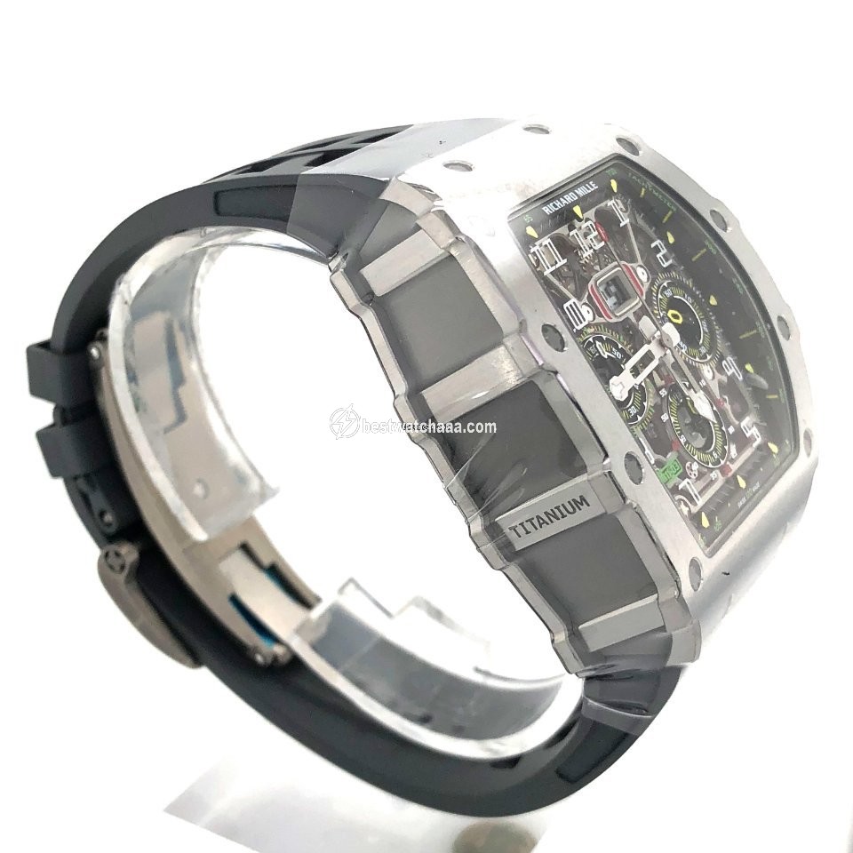 IMG_9086 Richard Mille RM 011 Mens watch Unisex Automatic Titanium RM 11-03 Ti 3