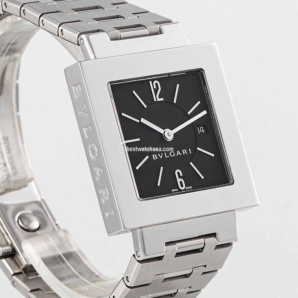 IMG_9086 Bulgari Quadrato Womens watch Quartz Steel SQ 27 SSD 3