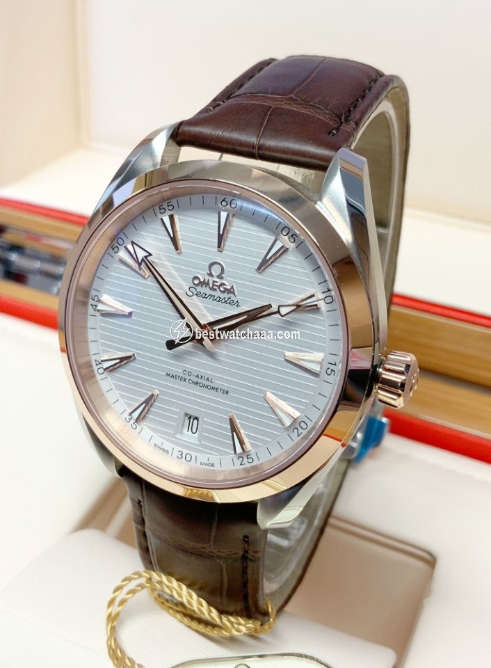 IMG_9086 Omega Seamaster Aqua Terra Mens watch Unisex Automatic Gold Steel 220.23.41.21.02.001 3