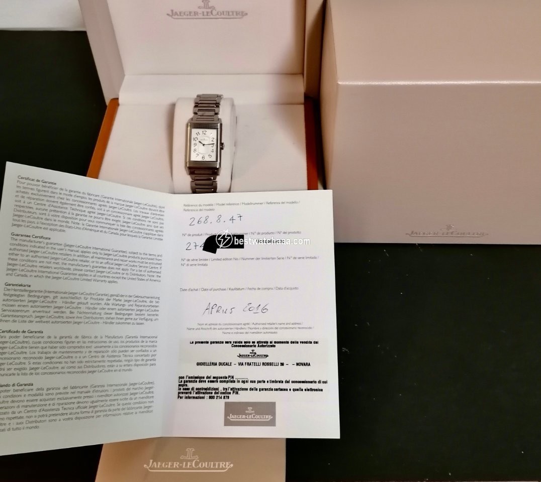 IMG_9086 Jaeger-LeCoultre Reverso Classique Womens watch Quartz Steel 268.8.47 3