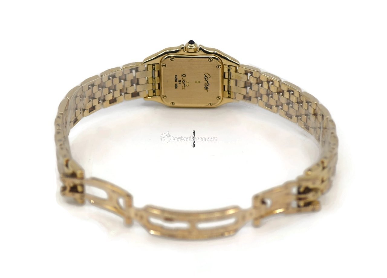 IMG_9086 Cartier Panthere Womens watch Quartz Yellow gold WF3072B9 3