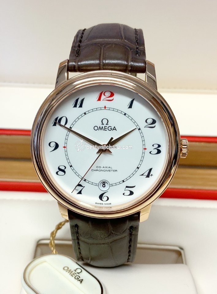 IMG_9086 Omega De Ville Prestige Mens watch Unisex Automatic Red gold 424.53.40.20.04.004 3