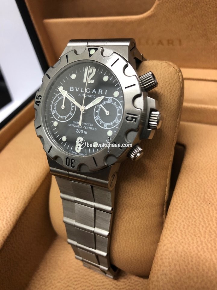 IMG_9086 Bulgari Diagono Mens watch Unisex Automatic Steel SCB38S 3