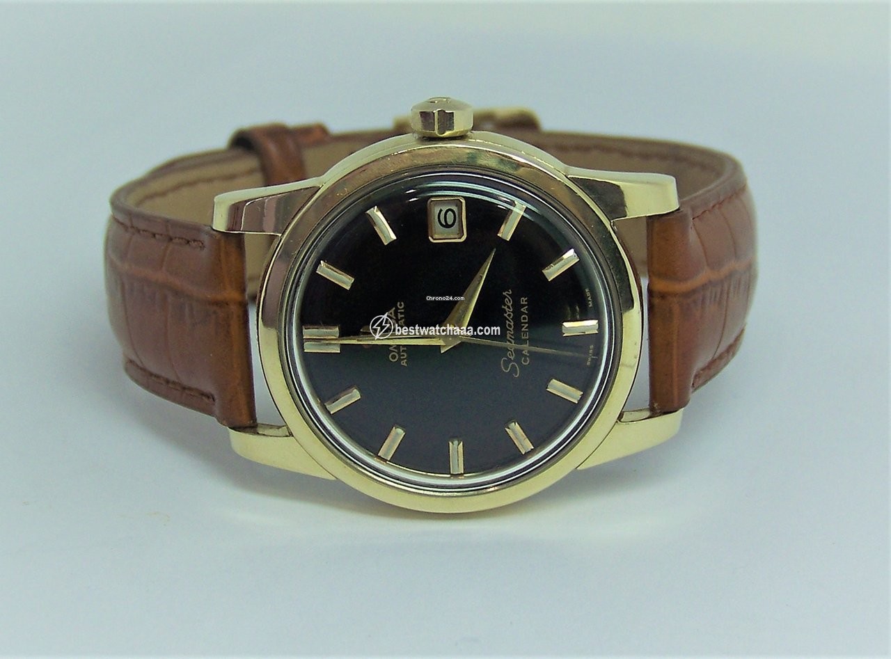 IMG_9086 Omega Seamaster Mens watch Unisex Automatic Gold Steel 2849-2 3