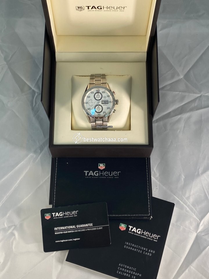 IMG_9086 TAG Heuer Carrera Calibre 16 Mens watch Unisex Automatic Steel CV2A11.BA0796 3