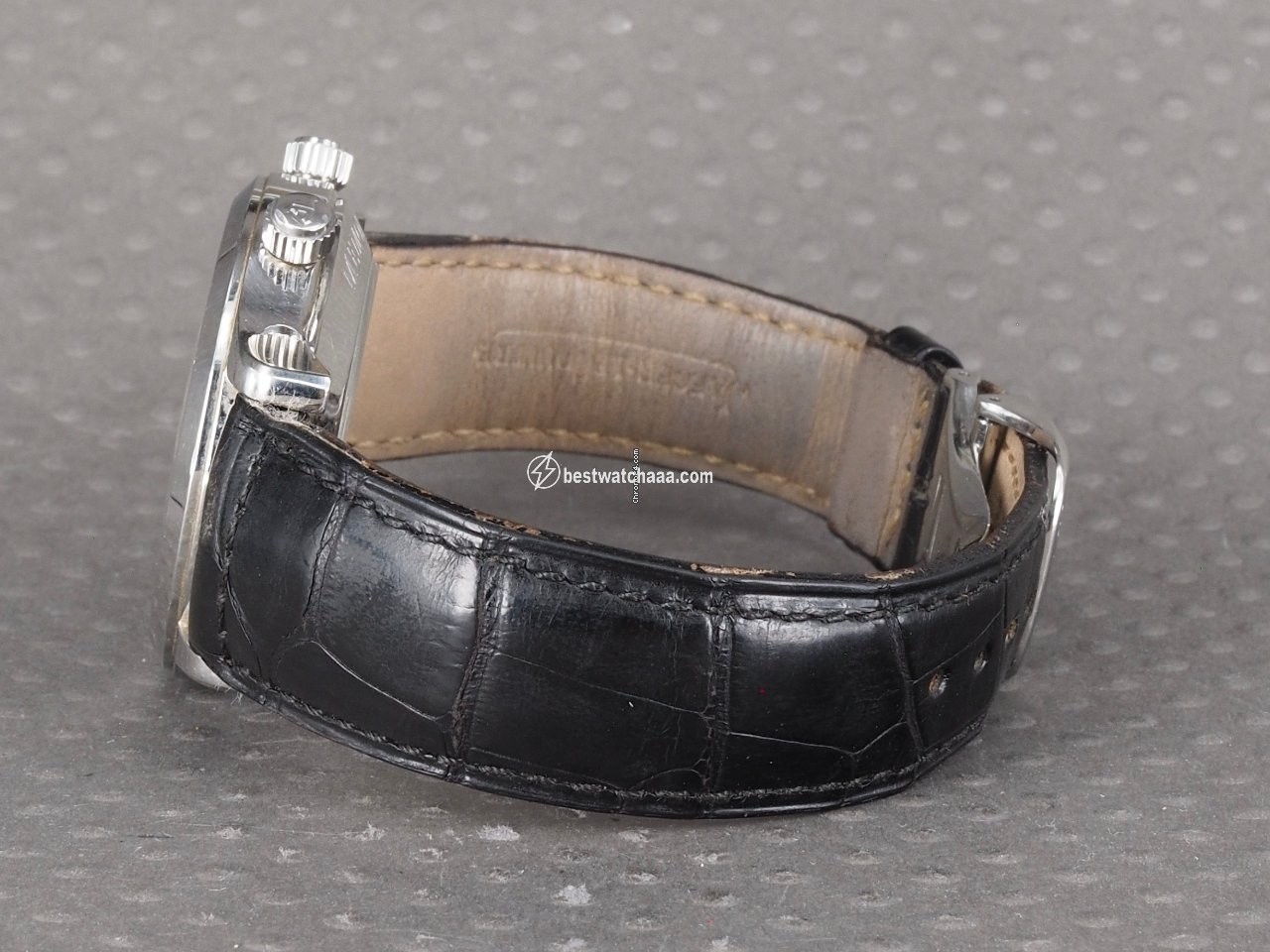 IMG_9086 Jaeger-LeCoultre Master Memovox Mens watch Unisex Manual winding Steel 144.8.94.S 3
