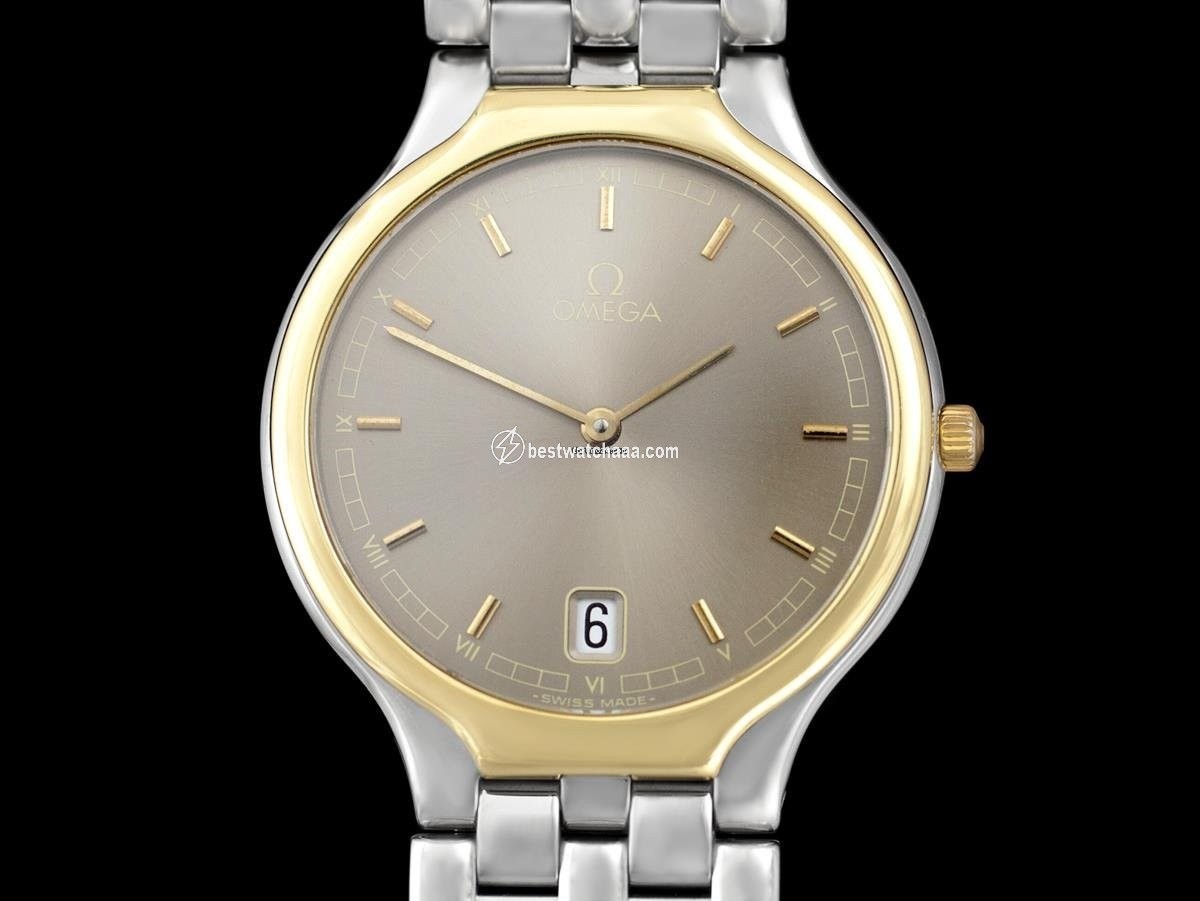 IMG_9086 Omega De Ville Mens watch Unisex Quartz Gold Steel 7458 3