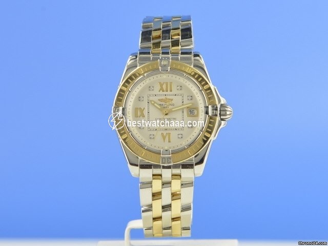 Breitling Cockpit Lady Womens watch Quartz Gold Steel D71356 - gallery