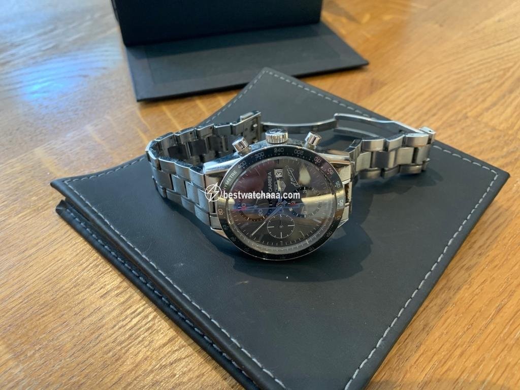 IMG_9086 TAG Heuer Carrera Calibre 16 Mens watch Unisex Automatic Steel CV201C.FT6007 3