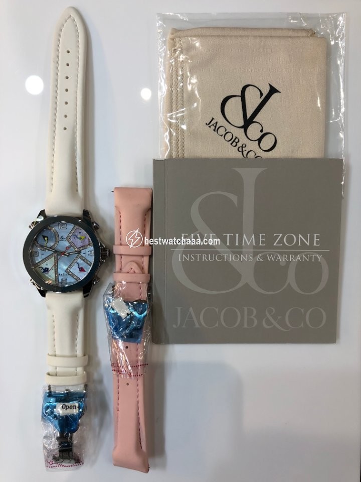 IMG_9086 Jacob & Co. Five Time Zone Mens watch Unisex Quartz Steel JCM24DA 3