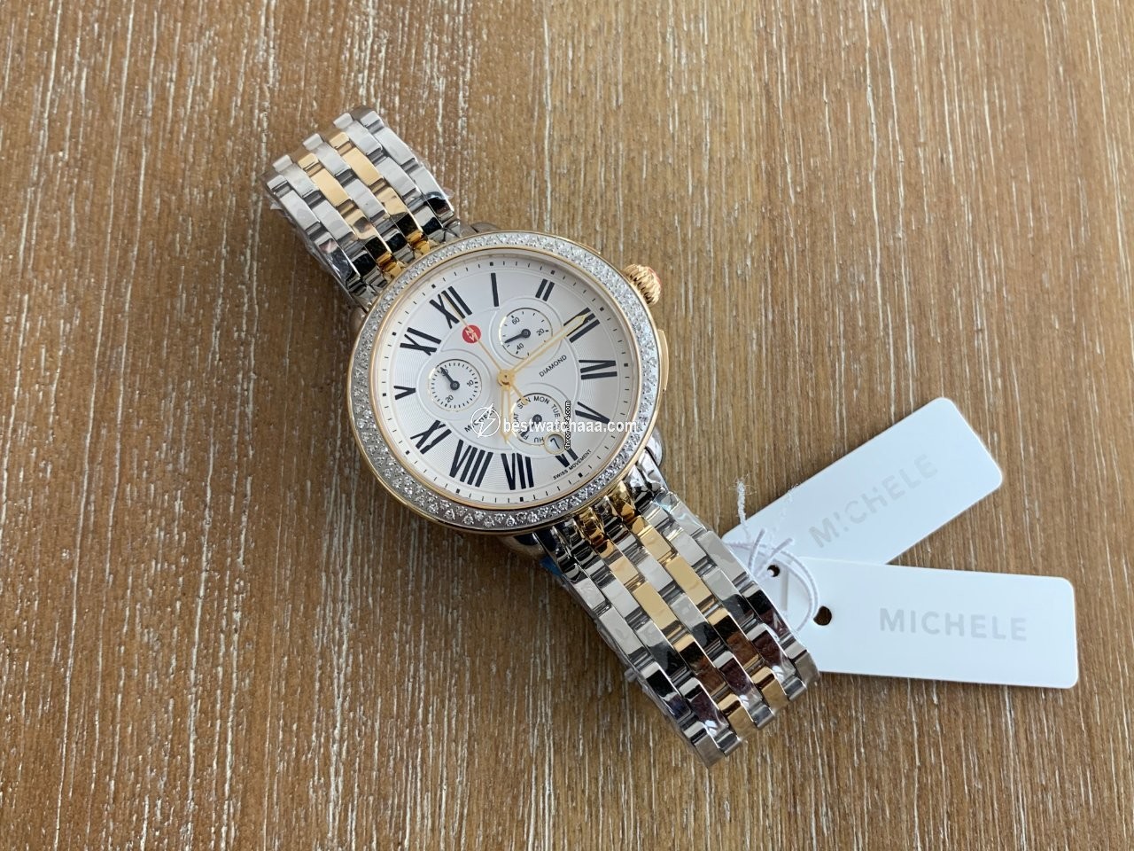 IMG_9086 Michele Serein Womens watch Quartz Steel Michele Serein Two-tone MWW21A000008 3