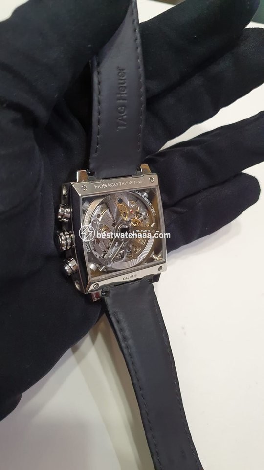 IMG_9086 TAG Heuer Monaco Calibre 36 Mens watch Unisex Automatic Steel CAL5113.FC6329 3