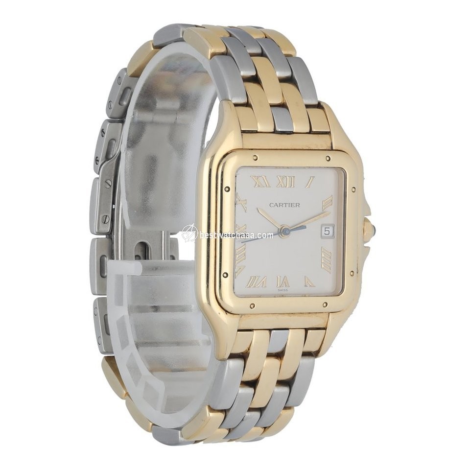 IMG_9086 Cartier Panthere Mens watch Unisex Quartz Yellow gold 1060 3