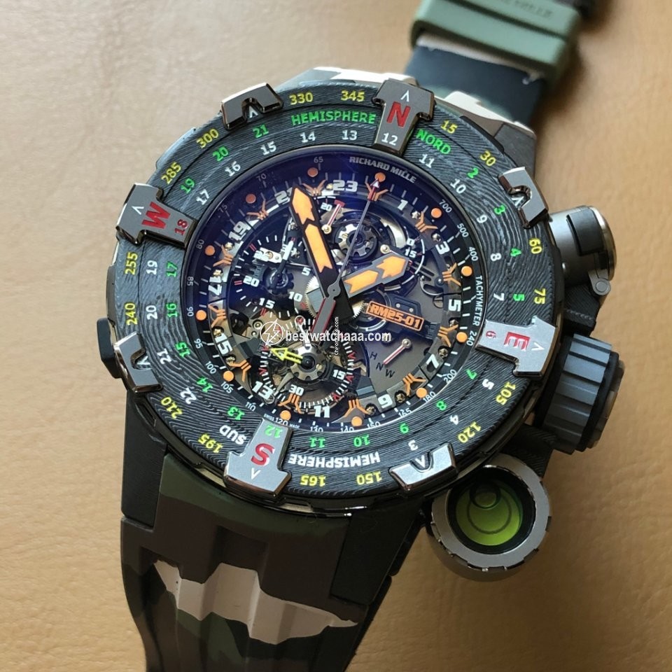 IMG_9086 Richard Mille Mens watch Unisex Manual winding Titanium RM 25-01 3