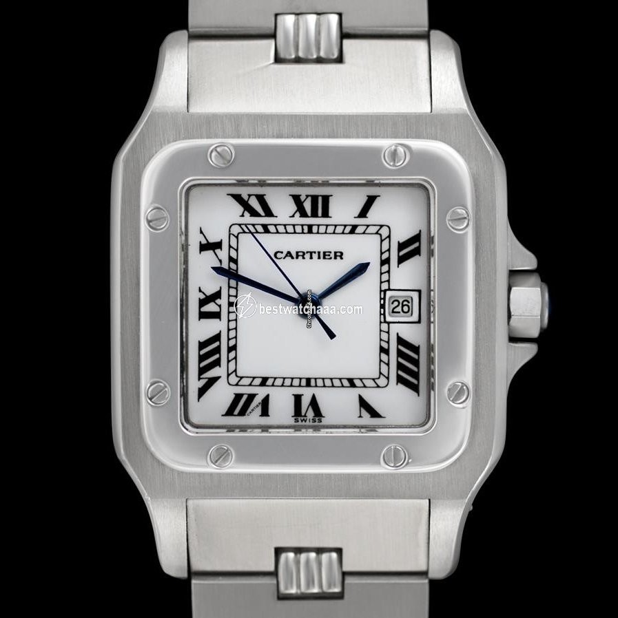 IMG_9086 Cartier Santos Mens watch Unisex Automatic Steel 7880 3