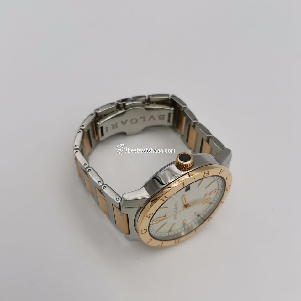 IMG_9086 Bulgari Bulgari Mens watch Unisex Automatic Gold Steel BB41SPG 3