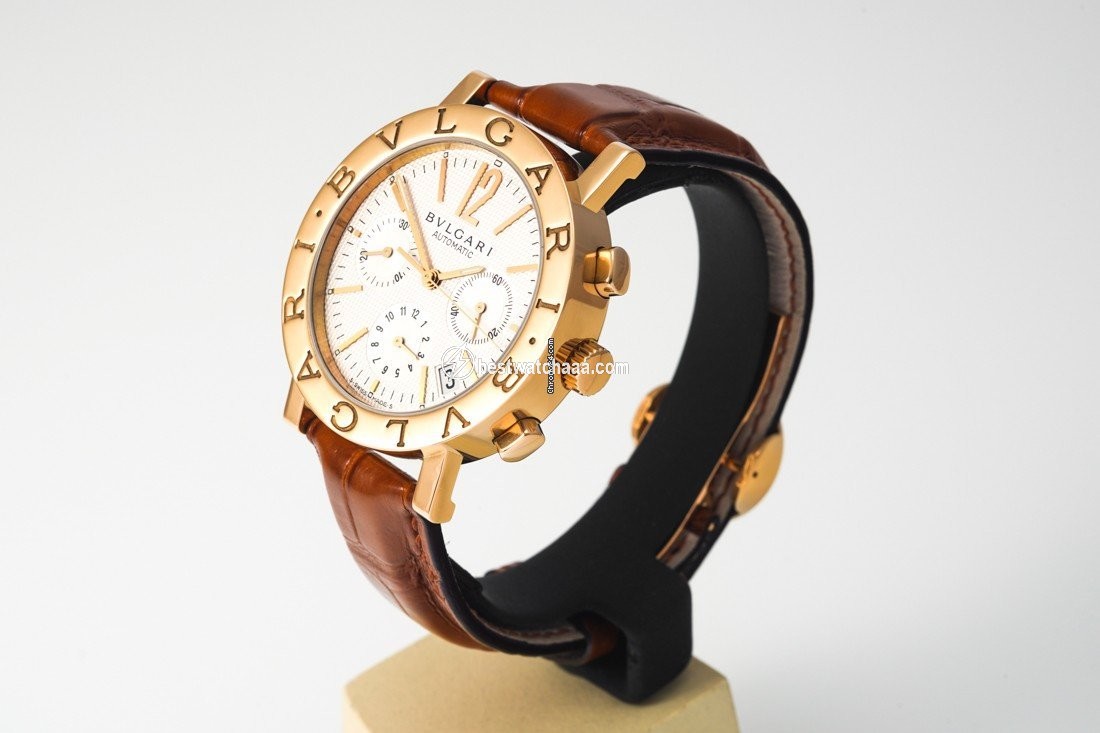 IMG_9086 Bulgari Bulgari Mens watch Unisex Automatic Yellow gold BB 38 GL CH 3