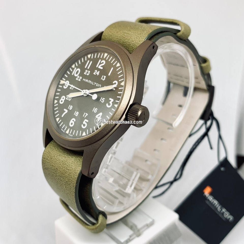 IMG_9086 Hamilton Khaki Field Mens watch Unisex Manual winding Steel H69449861 3