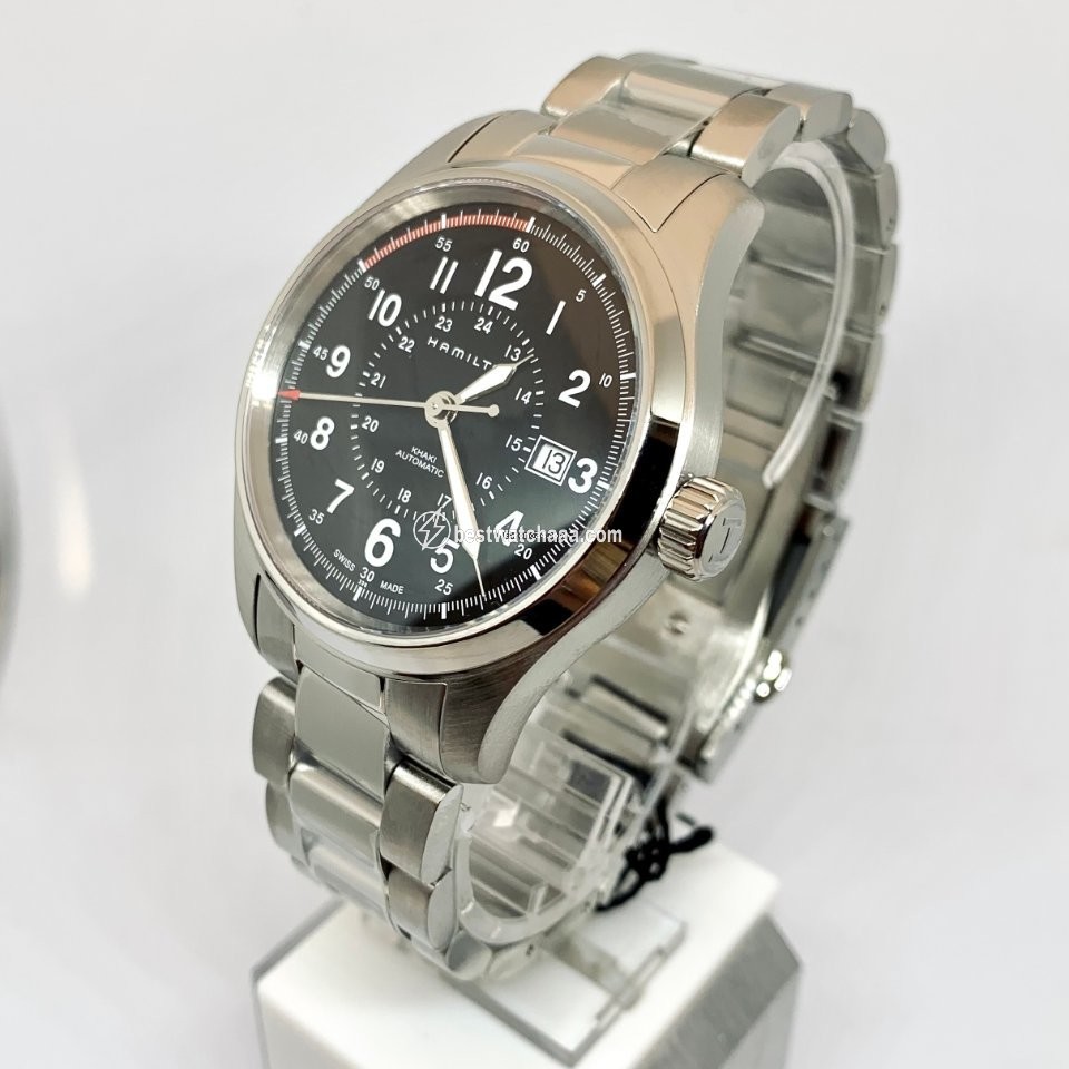 IMG_9086 Hamilton Khaki Field Mens watch Unisex Automatic Steel H70595133 3