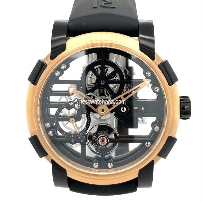IMG_9086 Romain Jerome Moon-DNA Mens watch Unisex Manual winding Rose gold RJ.M.AU.031.02 3