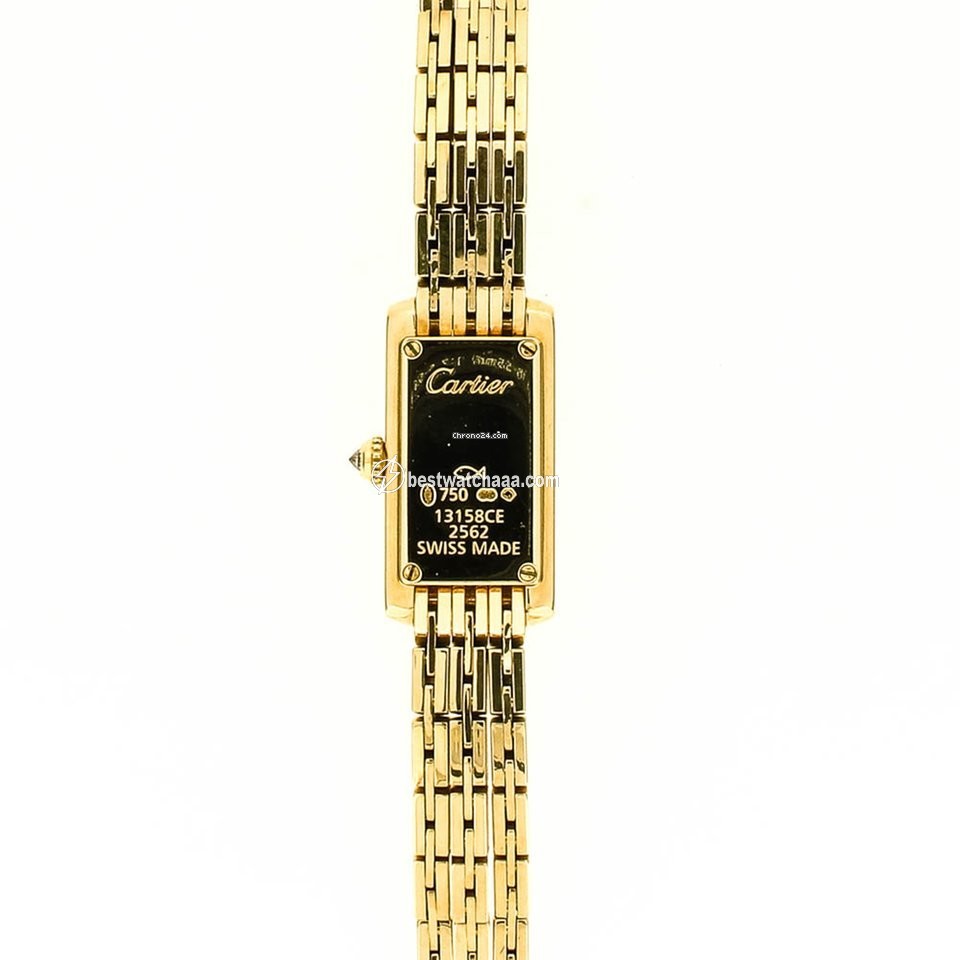 IMG_9086 Cartier Lanieres Womens watch Quartz Yellow gold 2562 3