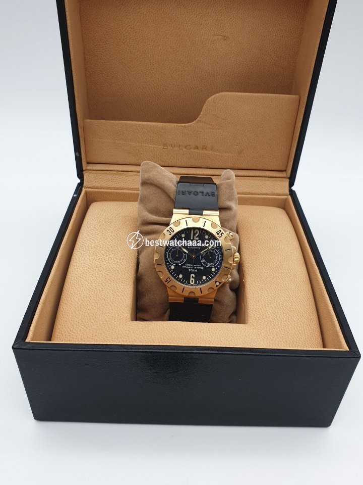 IMG_9086 Bulgari Diagono Mens watch Unisex Automatic Yellow gold SC 38 G 3