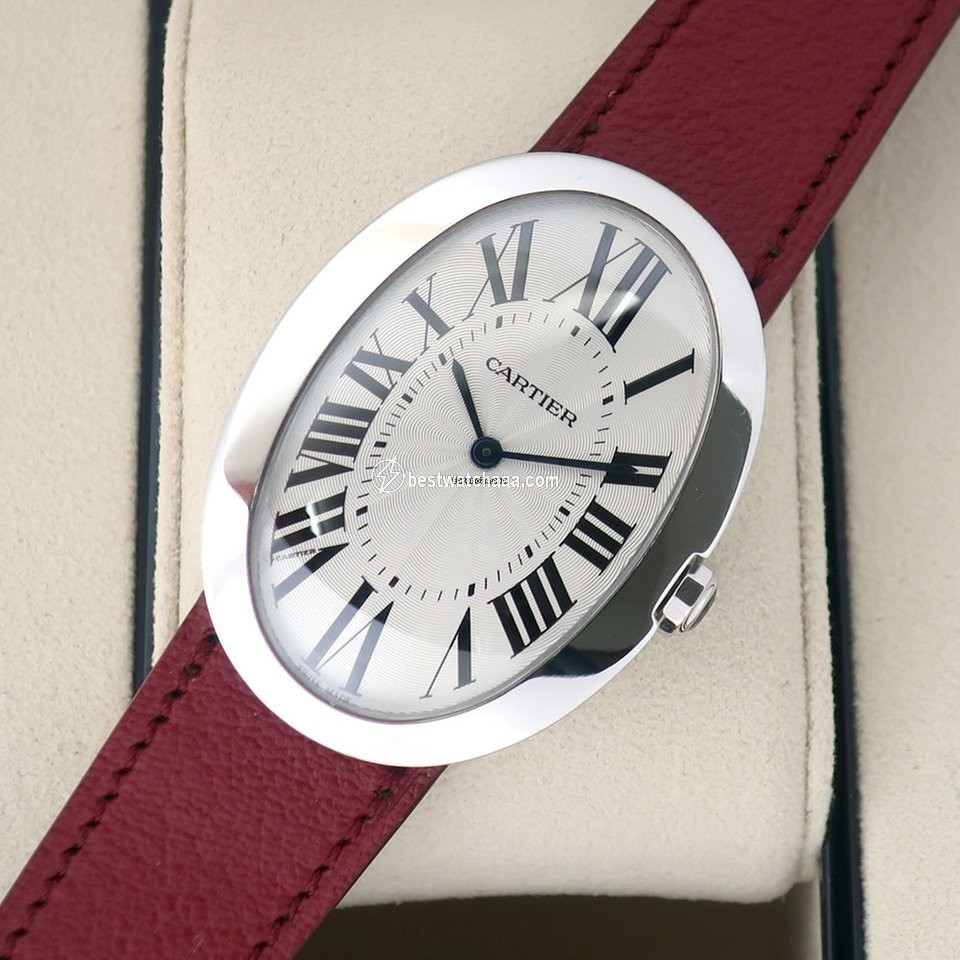 IMG_9086 Cartier Baignoire Mens watch Unisex Manual winding White gold W8000001 3