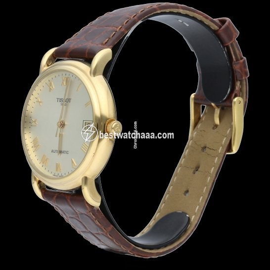 IMG_9086 Tissot Carson Mens watch Unisex Automatic Yellow gold T0854073601100 3