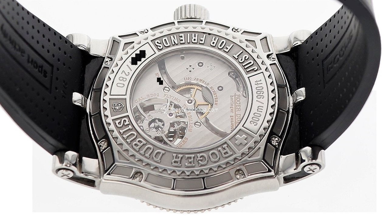 IMG_9086 Roger Dubuis Easy Diver Mens watch Unisex Manual winding Steel SE4802 9 0K9.53 3