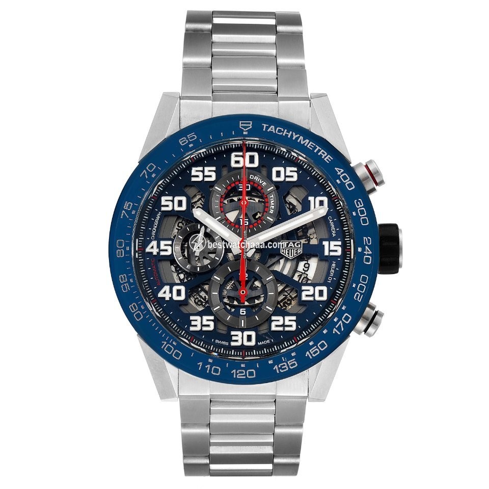 IMG_9086 TAG Heuer Carrera Calibre HEUER 01 Mens watch Unisex Automatic Steel CAR2A1K.BA0703 3