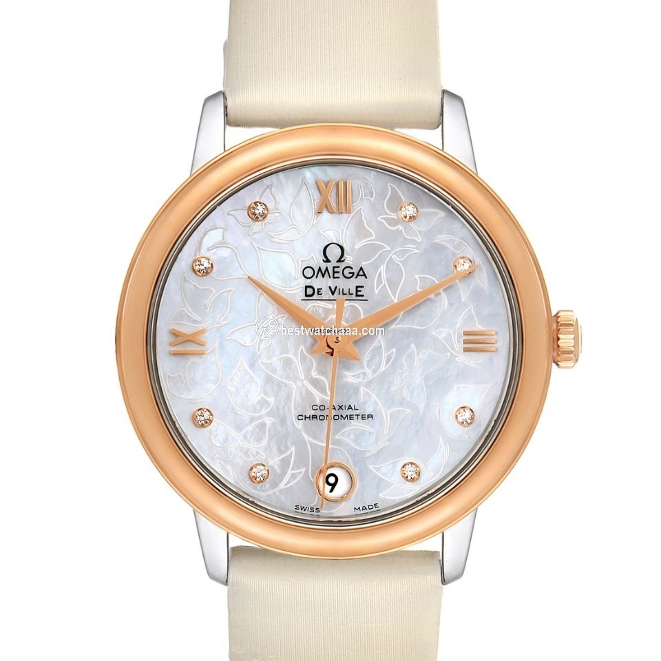IMG_9086 Omega De Ville Prestige Womens watch Automatic Gold Steel 424.22.33.20.55.001 3