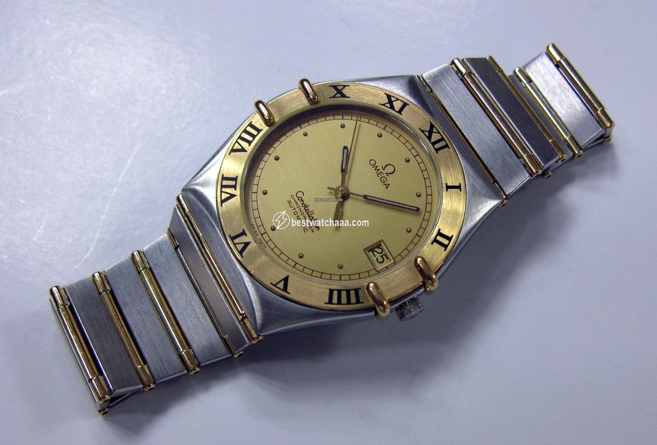 IMG_9086 Omega Constellation Mens watch Unisex Automatic Gold Steel Constellation 1202.1 3
