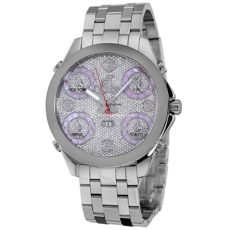 IMG_9086 Jacob & Co. Five Time Zone Mens watch Unisex Quartz Steel JC30P 3