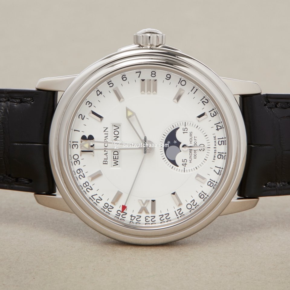 IMG_9086 Blancpain Leman Moonphase Mens watch Unisex Automatic Steel 2763.1127A.11 3