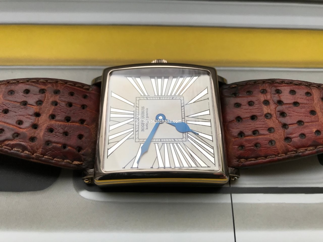 IMG_9086 Roger Dubuis Golden Square Mens watch Unisex Automatic White gold Roger Dubuis 3