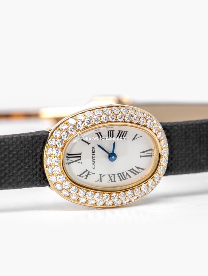 IMG_9086 Cartier Baignoire Womens watch Quartz Yellow gold WB509531 3