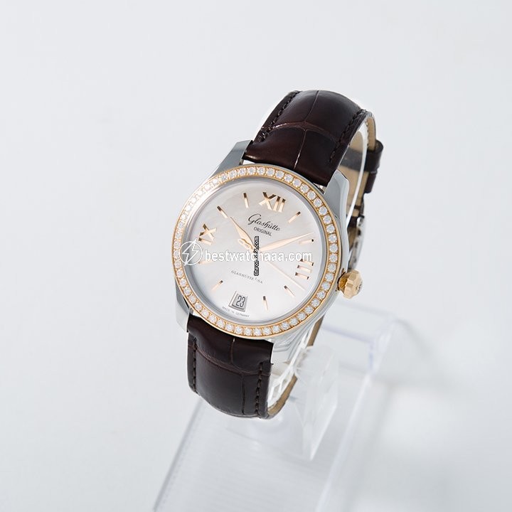 IMG_9086 Glashutte Original Lady Serenade Womens watch Automatic Gold Steel 1-39-22-09-16-44 3