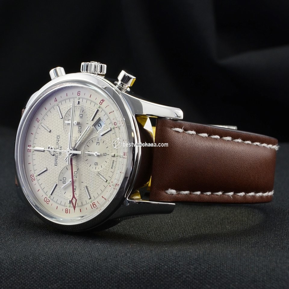 IMG_9086 Breitling Transocean Chronograph GMT Mens watch Unisex Automatic Steel AB045112 G772 3