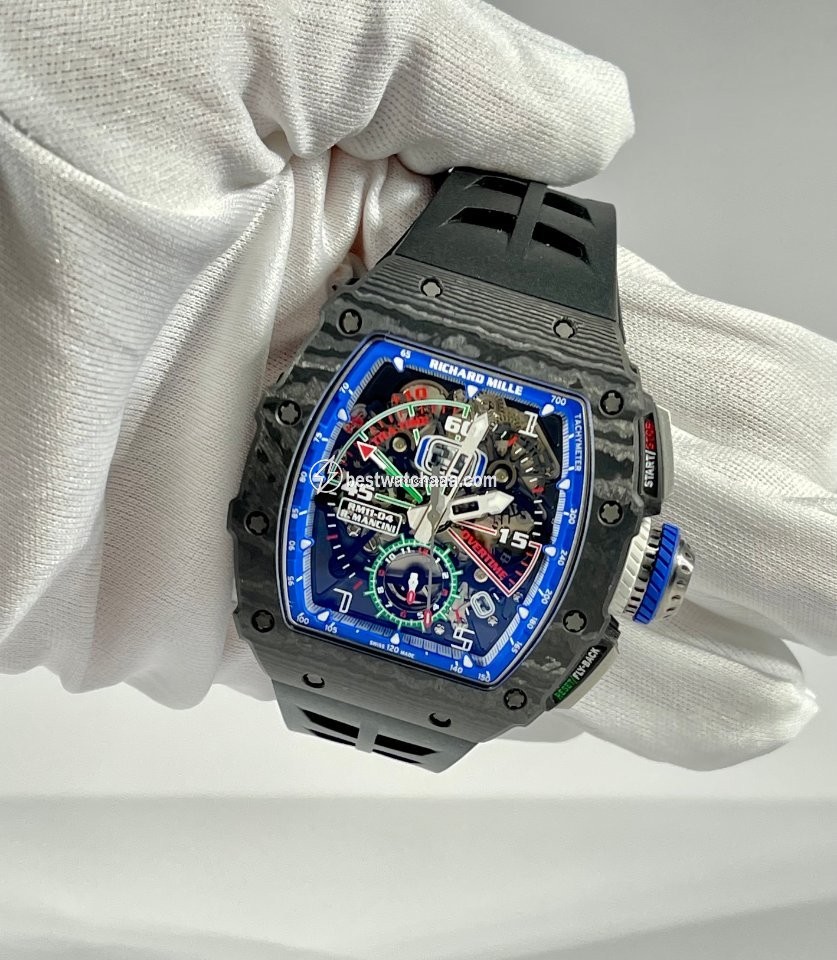 IMG_9086 Richard Mille RM 011 Mens watch Unisex Automatic Carbon Richard Mille RM11-04 3