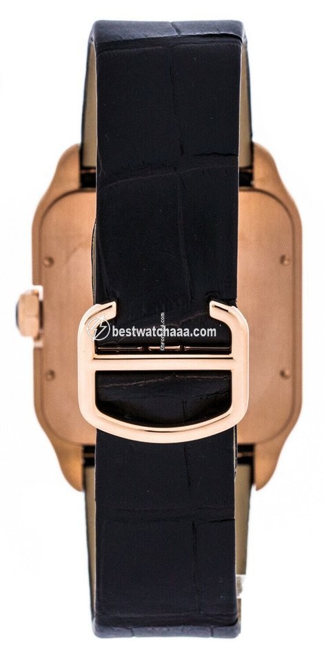 IMG_9086 Cartier Santos Dumont Manual winding Rose gold W2020067 3